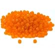 25 Grams Orange Evelina Frosted Glass Beads 4.5mm New
