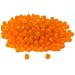 25 Grams Orange Evelina Frosted Glass Beads 4.5mm New