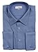 Mens Modena Solid Cadet Blue French Cuff Dress Shirt