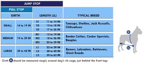 Jump Stop No Jump Dog Harness, Large L1 (Silver)