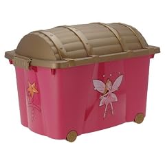 Schatzkiste Schatztruhe Kinder Aufbewahrung Container Box Rollen Kiste Rollbox