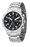 Fossil CH2517 Gents Chronograph Black Dial Steel Bracelet Watch