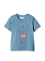 Columbia Camiseta Manga Corta Camp Light Graphic (Azul / Gris)