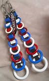 13 Draft Horse Line Spreaders - 8 Ring Leather