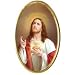 Car Visor Clip - Sacred Heart of Jesus - 1.75"x1.0" - Clip on