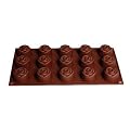 Backform / Pralinenform aus Silikon ROSES
