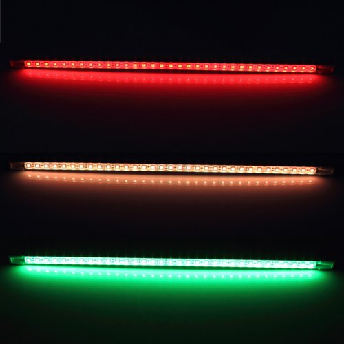 Fuloon 12V 2 Pcs X 50CM Colour Changing LED Aluminum Strip with Silica gel Light Aquarium Lighting Fish