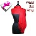 100% Pashmina Red Shawl Wrap. Woman's Scarf.