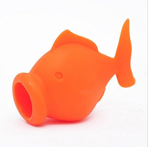 4PCS BeautyMood Egg Separator Fish Separate Egg Whites and Yoke,Silicone Squeeze Fish Lips Swallow Release Egg Separator Cooking and Baking Tool,Separating Chicken Egg Yolks.(Four Colour)