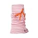 giggle Better Basics Fitted Stripe Crib Sheet - Pink (organic Cotton)