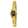 Armitron Women's 752924BLK NOW Gold-Tone Black Dial Watch
