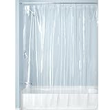 InterDesign Mildew-Free EVA 5.5-Gauge Shower Liner, 54 x 78-Inch, Clear
