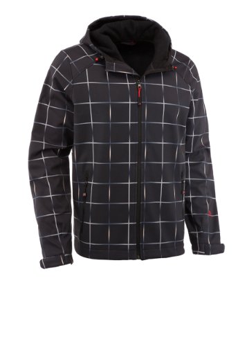 maier sports Herren Softshelljacke Martin, allover print, 50, 121702_8697 Preisvergleich