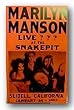 Marilyn Manson by Reproduction Concert Poster 14"x22" Art Print Poster