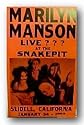 Marilyn Manson by Reproduction Concert Poster 14"x22" Art Print Poster