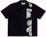 Contrast Garden Panel Men's Hawaiian Aloha Shirt