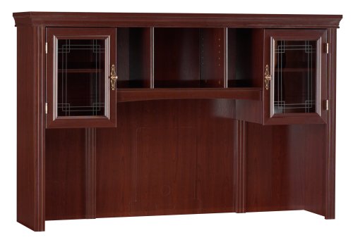 Bush Furniture Saratoga Executive Hutch, Harvest Cherry