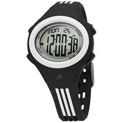 Adidas Children's Race II ADM4001 Black Rubber Quartz Watch with Grey Dial