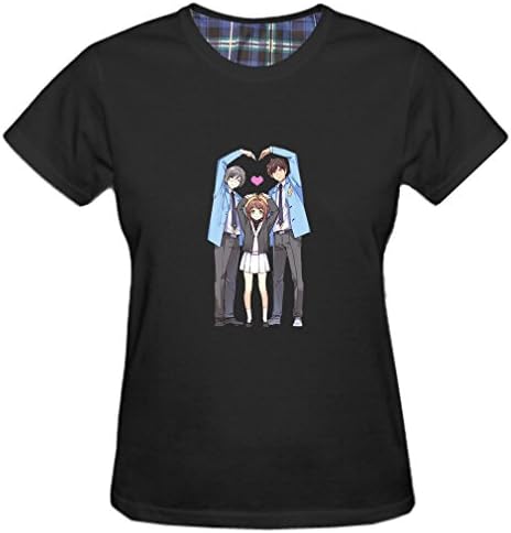 Dragon-Park Women's Card Captor Sakura T-shirts (M Black)