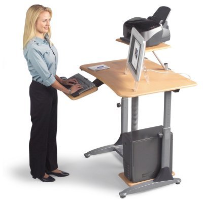 Moore Co. Eazy Ergo Adjustable Height Workstation - BRM096