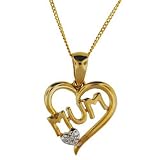 9ct Yellow Gold 0.005ct Diamond 