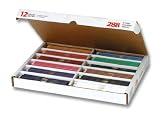 Prang Thick Core Colored Pencil Master Pack, 3.3 Millimeter Cores, 288 Pencils, 12 Assorted Colors (82408)