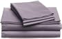 Pinzon Hemstitch 400-Thread-Count Egyptian Cotton Sateen Queen Sheet Set, Plum