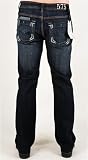 575 Denim Red Stitch Jeans - Dark Wash - 36