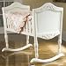 Baby : Antique White Cradle