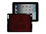 Cleveland Browns Textured Bg - iPad 2 Hard Shell Snap-On Protective Case