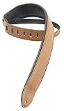 Levy's Leathers 2.5 Leather Strap with Foam Core,Tan