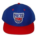 NBA New Jersey Nets Snapback Hat Cap - Blue Red 2 Tone