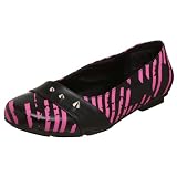 T.U.K. Women's A7345L Stripe and Stud Flat