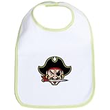 Baby Bib Kiwi Pirate Head with Knife