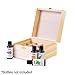 Aroma Designs Wooden Essential Oil Box Holds 16 30ml Oil Bottles