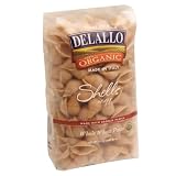 DeLallo Organic Whole Wheat Shells 91 16 Ounce Units Pack of 16 by 