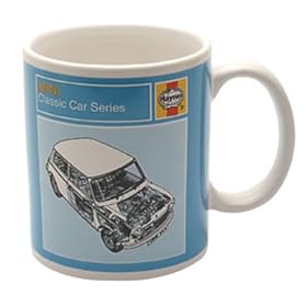 Classic Car Mini Boxed Mug Blue