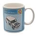Classic Car Mini Boxed Mug Blue