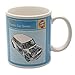 Classic Car Mini Boxed Mug Blue