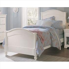 Young America by Stanley 825-94-XX 4 Seasons Contentment Antiquity Low Post Panel Bed with Optional Accessories