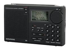 Grundig G6 Aviator AM/FM, aircraft band and Shortwave Radio, Black