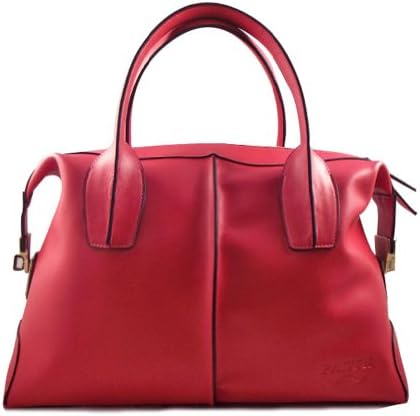 LeatherBOBO Vintage Designer Inspired Leather Top Handle Bag Leather Handbag Purse Red
