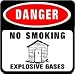 DANGER: NO SMOKING EXPLOSIVE GAS joke sign
