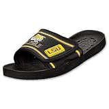 FINL365 LSU Tigers Men's NCAA Slide Sandals Shoe, Team Colors