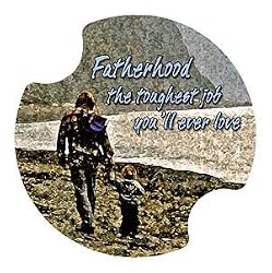 Fatherhood Carsters - Coasters for Your Car