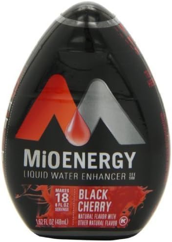 MiO Energy Liquid Water Enhancer, Black Cherry, 1.62 Ounce by MIO [Foods]