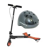 Razor PowerWing Caster Scooter Black/Red with Carbon Fiber