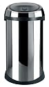 Brabantia Touch Bin, 50litre & 3litre Pedal Bin Set, Brilliant Steel