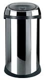 Brabantia Touch Bin Brilliant Steel 50 litre & 3 Litre Pedal Bin Set