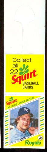 1982 Squirt Baseball Card #3 George Brett Kansas City Royals
